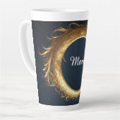 Goldener Verzierte Ring Milchtasse (Linke Ecke)