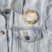 Goldener verzierter Blumenknopf Button (Beispiel)