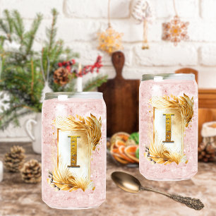 Goldener verzierter Rahmen mit Monogramm Großbuchs Dosenglas