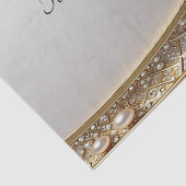 Goldener verzierter Rahmen-Tissue-Papier Seidenpapier (Detail)