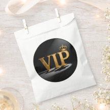 Goldener Vintage-Brief - VIP mit Krone 8