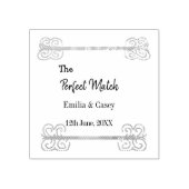 Goldener Vintager Glitzer für das perfekte Partner Gummistempel (Prägung)