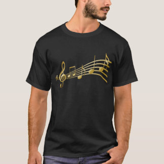 Goldener Violinenschlüssel T-Shirt