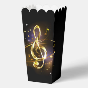 Goldener Violinschlüssel Musik Geschenkschachtel
