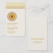 Goldener Visitenkarte (Vorne/Hinten)