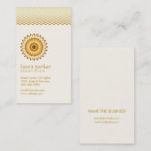 Goldener Visitenkarte (Vorne/Hinten)