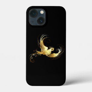 Goldener Vogel auf schwarzem Hintergrund Case-Mate iPhone Hülle