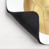 Goldener Volleyball oder Fußball Mousepad (Ecke)
