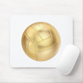 Goldener Volleyball oder Fußball Mousepad (Mit Mouse)