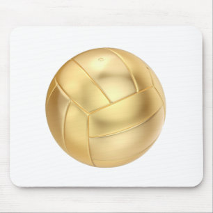 Goldener Volleyball oder Fußball Mousepad