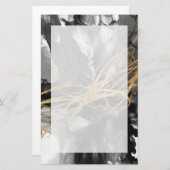 Goldener Vortex I Briefpapier (Vorne/Hinten)