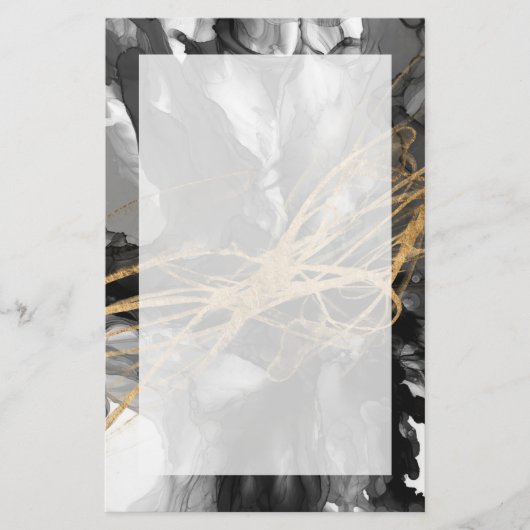 Goldener Vortex I Briefpapier (Vorderseite)