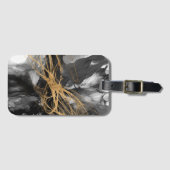 Goldener Vortex I Gepäckanhänger (Vorderseite (Horizontal))