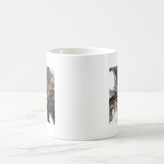 Goldener Vortex I Kaffeetasse (Mittel)