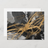 Goldener Vortex I Postkarte (Vorne/Hinten)