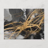 Goldener Vortex I Postkarte (Vorderseite)