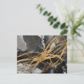 Goldener Vortex I Postkarte (Stehend Vorderseite)