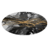 Goldener Vortex I Schneidebrett (Ecke)