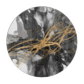 Goldener Vortex I Schneidebrett (Vorderseite)