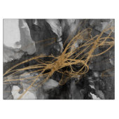 Goldener Vortex I Schneidebrett (Vorderseite)