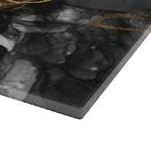 Goldener Vortex I Schneidebrett (Ecke)