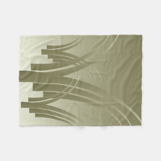 Goldener Wald Fleecedecke (Vorderseite (Horizontal))