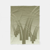 Goldener Wald Fleecedecke (Vorderseite)