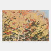 Goldener Wald Geschenkpapier Set (Vorderseite 3)