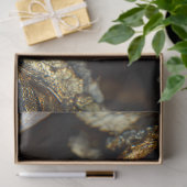 Goldener Wald Shaman Mythic Tribal Decoupage Seidenpapier (Geschenk)