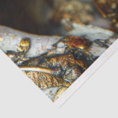 Goldener Wald Shaman Mythic Tribal Decoupage Seidenpapier (Ausschnitt)