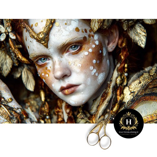 Goldener Wald Shaman Mythic Tribal Decoupage Seidenpapier