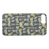 Goldener Wanzentelefonkasten Case-Mate iPhone Hülle (Rückseite (Horizontal))