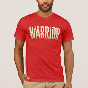 Goldener Warrior - fett metallischer T - Shirt