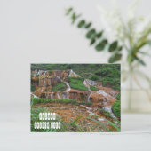 Goldener Wasserfall in Taiwan Postkarte (Stehend Vorderseite)