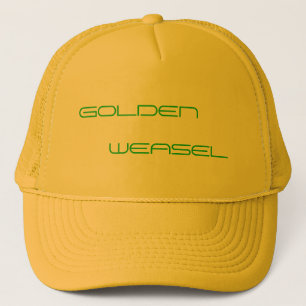 GOLDENER WEASEL-HUT TRUCKERKAPPE