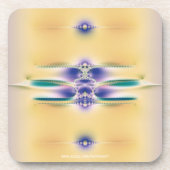 Goldener Weg Getränkeuntersetzer (Vorderseite)