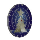 Goldener Weihnachtsbaum Dartscheibe (Vorderseite Links)