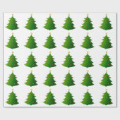 Goldener Weihnachtsbaum Geschenkpapier (Flach)
