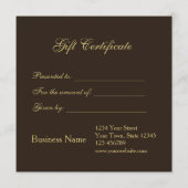 Goldener Weihnachtsbaum mit Rentier (Rückseite)