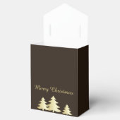 Goldener Weihnachtsbaum mit Rentier Geschenkschachtel (Geöffnet)