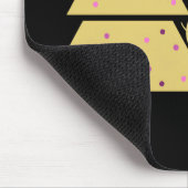 Goldener Weihnachtsbaum Mousepad (Ecke)