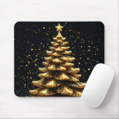 Goldener Weihnachtsbaum Mousepad (Mit Mouse)