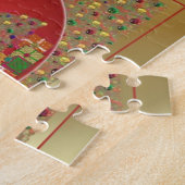 Goldener Weihnachtsbaum Puzzle (Seite)