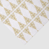 Goldener Weihnachtsbaum Seidenpapier (Detail)