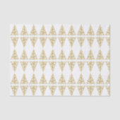 Goldener Weihnachtsbaum Seidenpapier (Vorderseite)