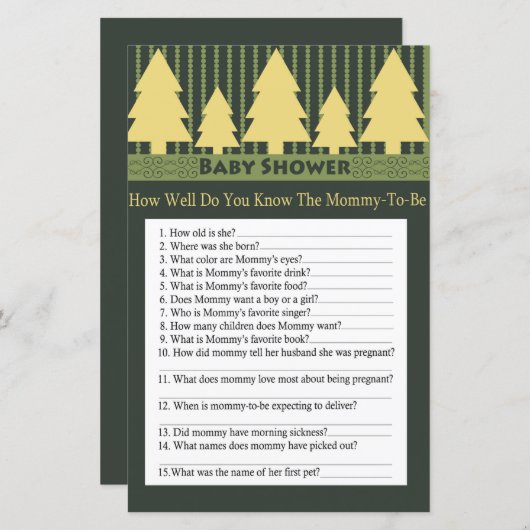 Goldener Weihnachtsbaum, wie gut kennst du das Spi (Vorne/Hinten)