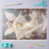 Goldener Weihnachtsgel Seidenpapier (Basteln)