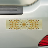 Goldener Weihnachtskranz Autoaufkleber (Auf Auto)