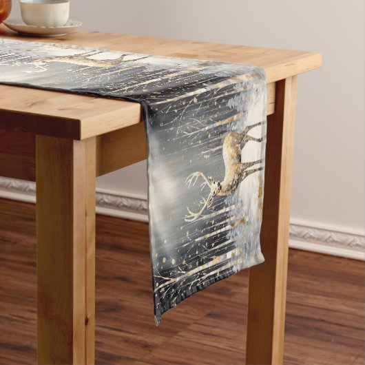 Goldener Weihnachtsmann Mittelgroßer Tischläufer (Beispiel)