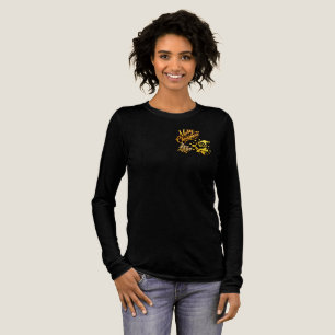Goldener Weihnachtsmann und Weihnachtsbaum-Weihnac Tri-Blend Shirt